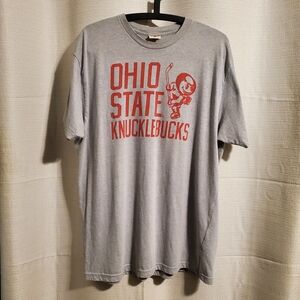 (3/$20) Homage Ohio State Knucklebucks Gray T-Shirt